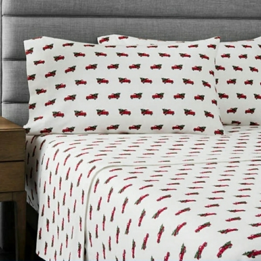 Portuguese Flannel 4-Piece Sheet Set